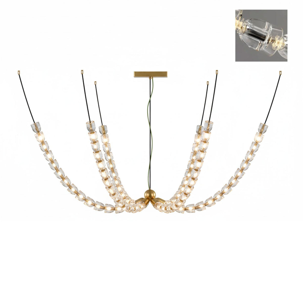 Gabriel LED Chandelier – Customizable Modern Branch Light for Luxury Interiors