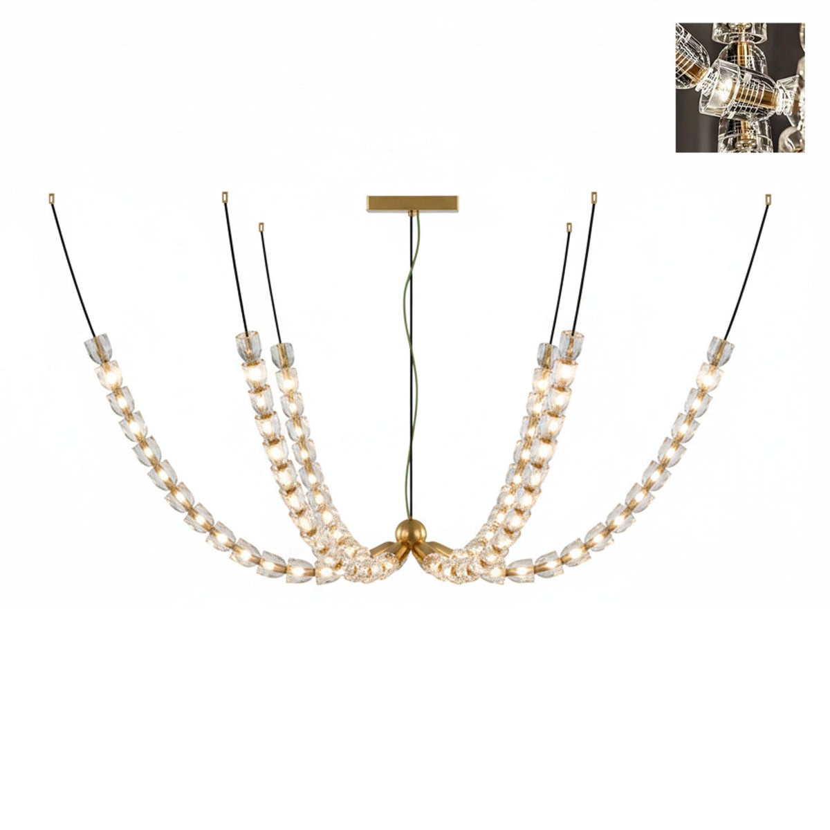 Gabriel LED Chandelier – Customizable Modern Branch Light for Luxury Interiors