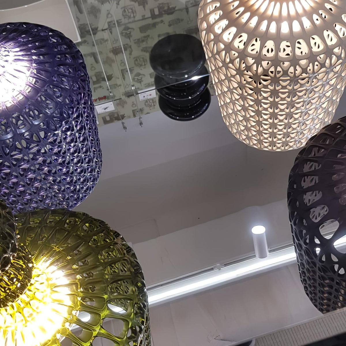 Kabuki Pendant Light – Modern Acrylic LED Hanging Lamp for Dining & Living Spaces