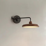 Karlin Swing Arm LED Wall Sconce in Metal and Acrylic