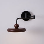 Karlin Swing Arm LED Wall Sconce in Metal and Acrylic