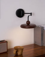 Karlin Swing Arm LED Wall Sconce in Metal and Acrylic