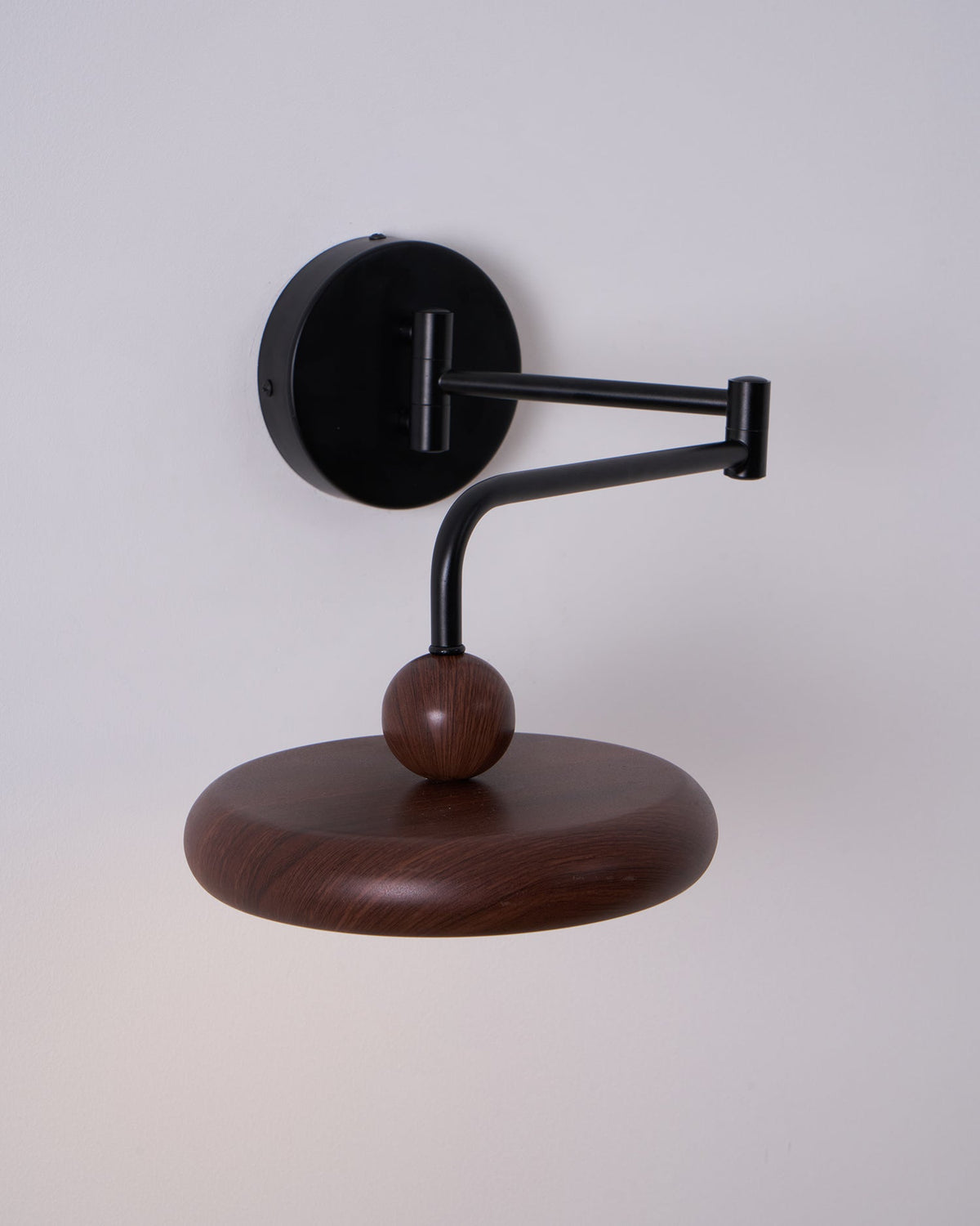 Karlin Swing Arm LED Wall Sconce in Metal and Acrylic