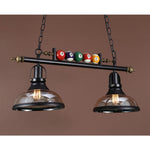 Kasha Billiard Chandelier – Modern Glass Linear Pendant for Kitchen Island and Game Room