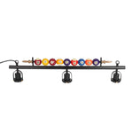 Kasha Billiard Chandelier – Modern Glass Linear Pendant for Kitchen Island and Game Room