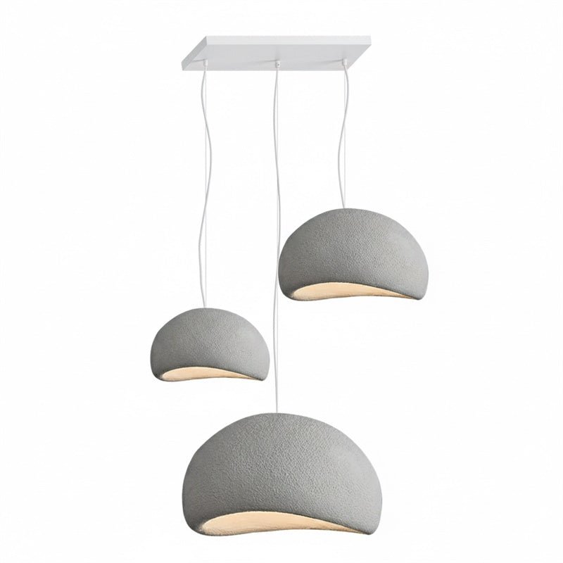 Zenra Organic Wabi-Sabi Chandelier – Designer HDPE Pendant Light