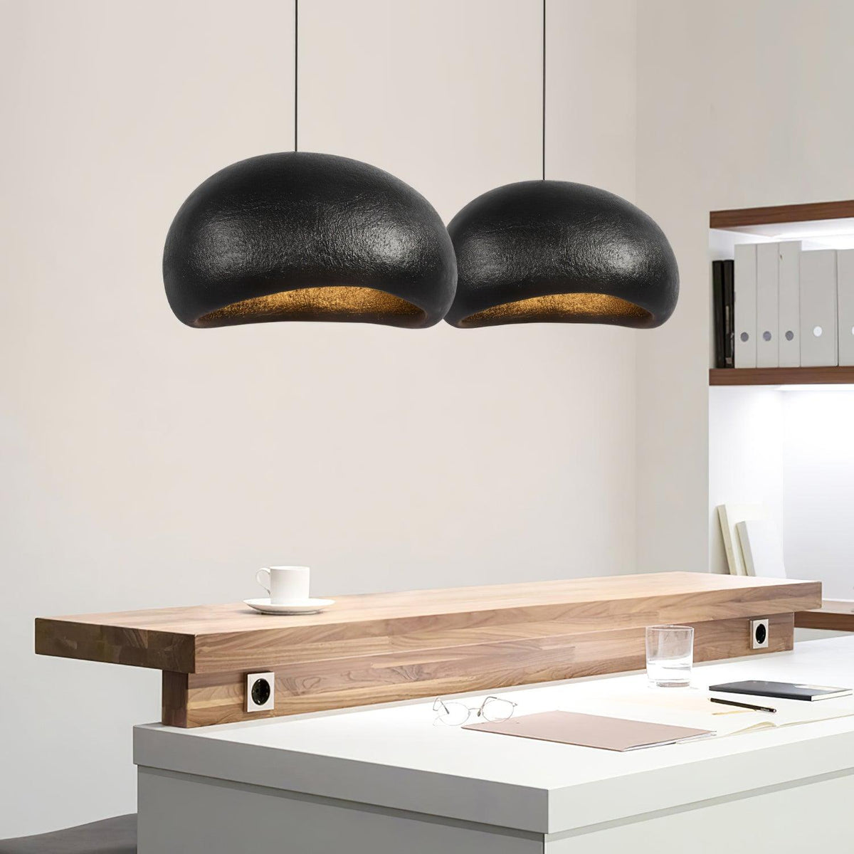 Auralune Pendant Light – Modern Wabi-Sabi Ceiling Lamp for Living Spaces