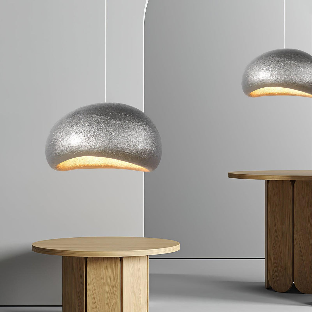 Auralune Pendant Light – Modern Wabi-Sabi Ceiling Lamp for Living Spaces
