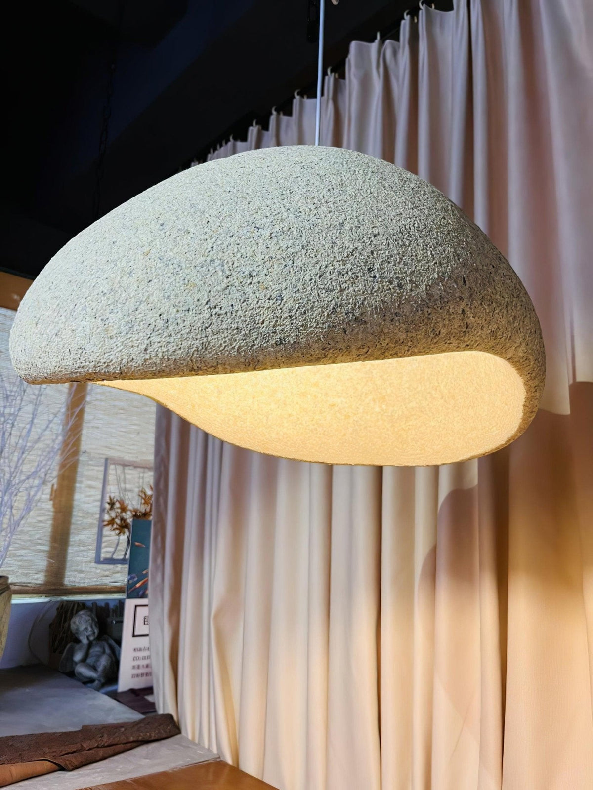 Tsukiyo Cloud Pendant Light – Wabi-Sabi Sculptural Ceiling Lamp