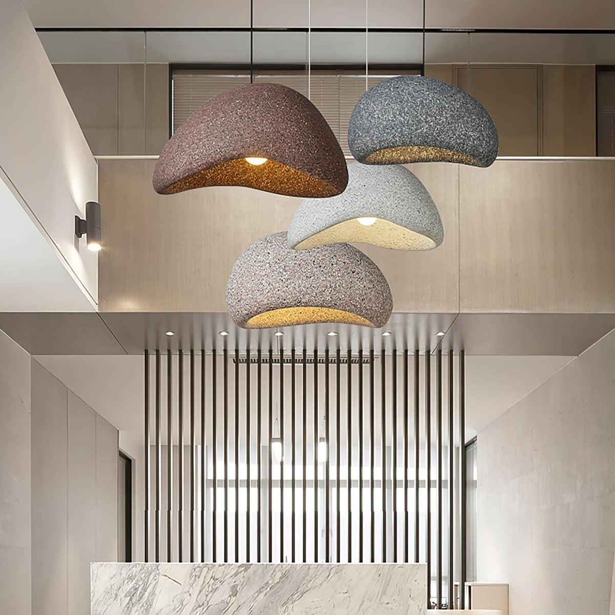 Tsukiyo Cloud Pendant Light – Wabi-Sabi Sculptural Ceiling Lamp