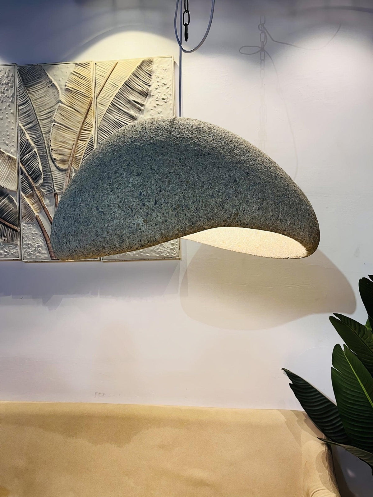 Tsukiyo Cloud Pendant Light – Wabi-Sabi Sculptural Ceiling Lamp