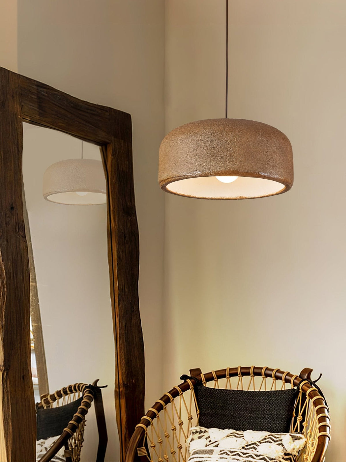 Aether Dome Cloud Pendant Light – Modern Resin & Metal Ceiling Lamp