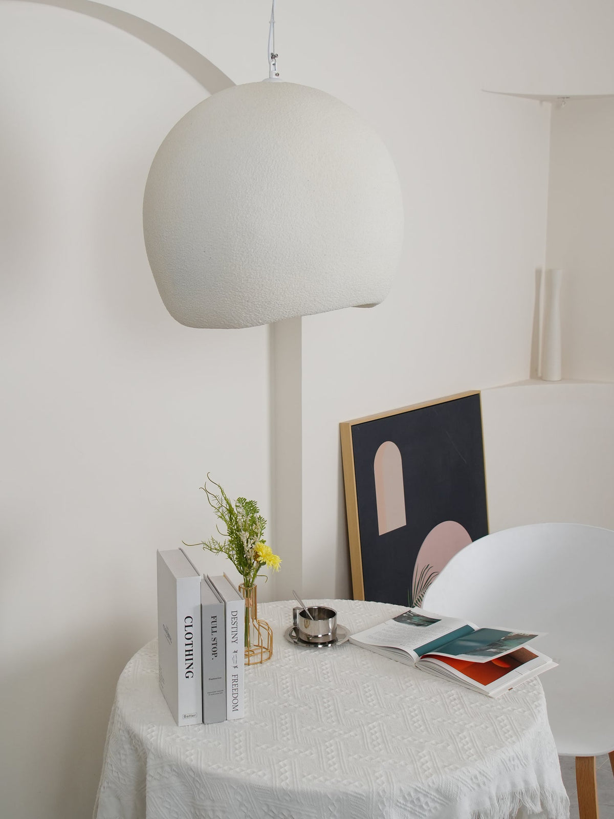 Aurelia Cloud Resin Pendant Light – Sculptural Modern Ceiling Lamp