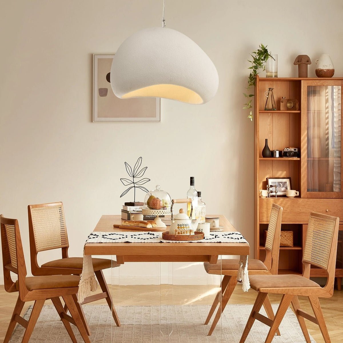 Aurelia Cloud Resin Pendant Light – Sculptural Modern Ceiling Lamp