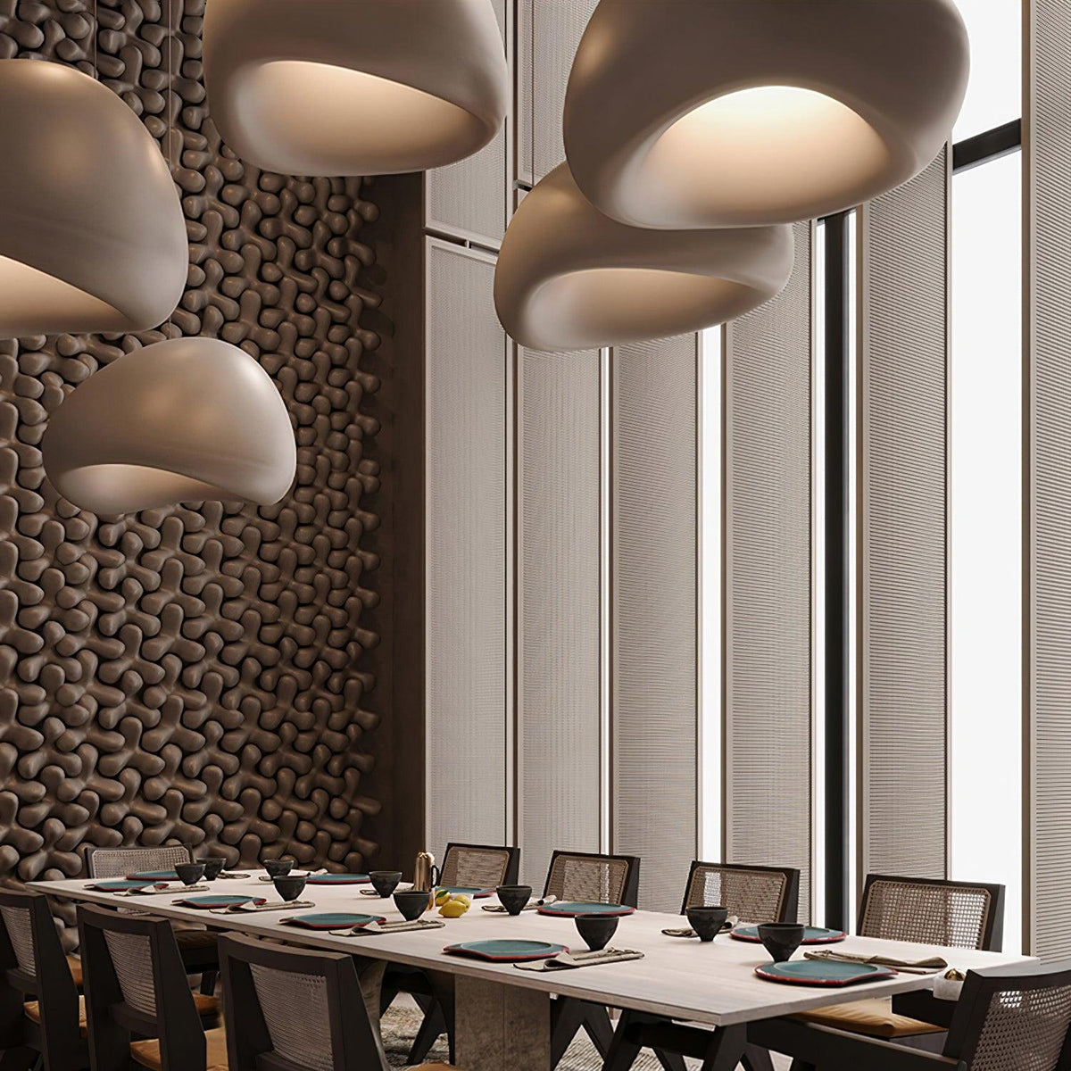 Cirrus Cloud Pendant Light – Modern Minimalist Ceiling Lamp for Living Room, Bedroom, Dining, Hotel