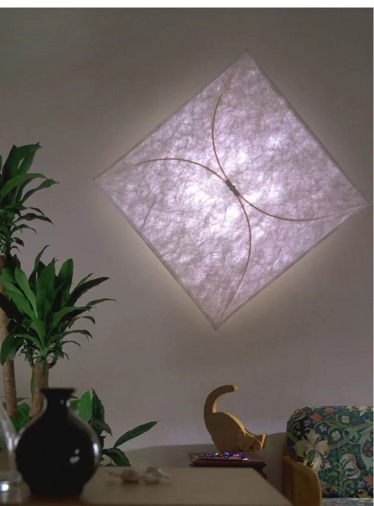 Kite Paper Wall Sconce with Warm Ambient Glow