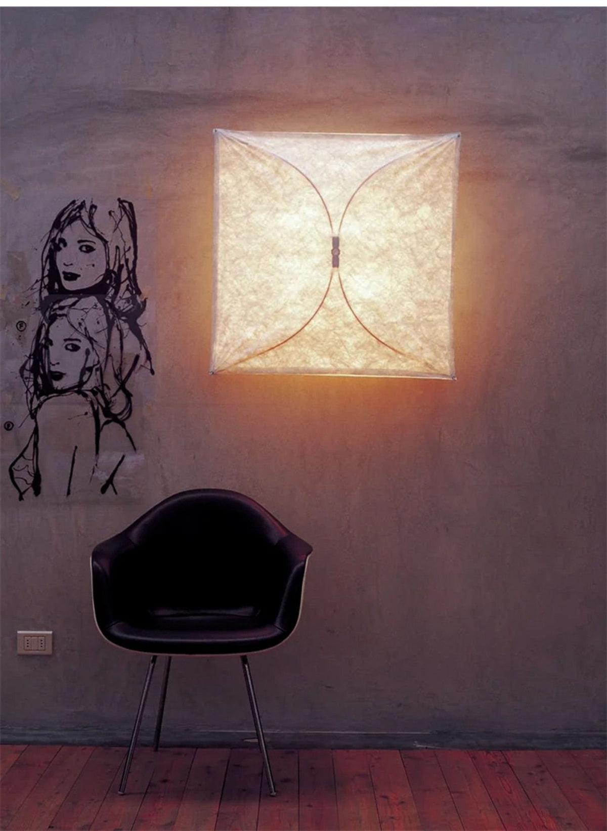 Kite Paper Wall Sconce with Warm Ambient Glow