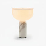 Arno Sphere Marble Table Lamp – Modern Sculptural LED Desk Light
