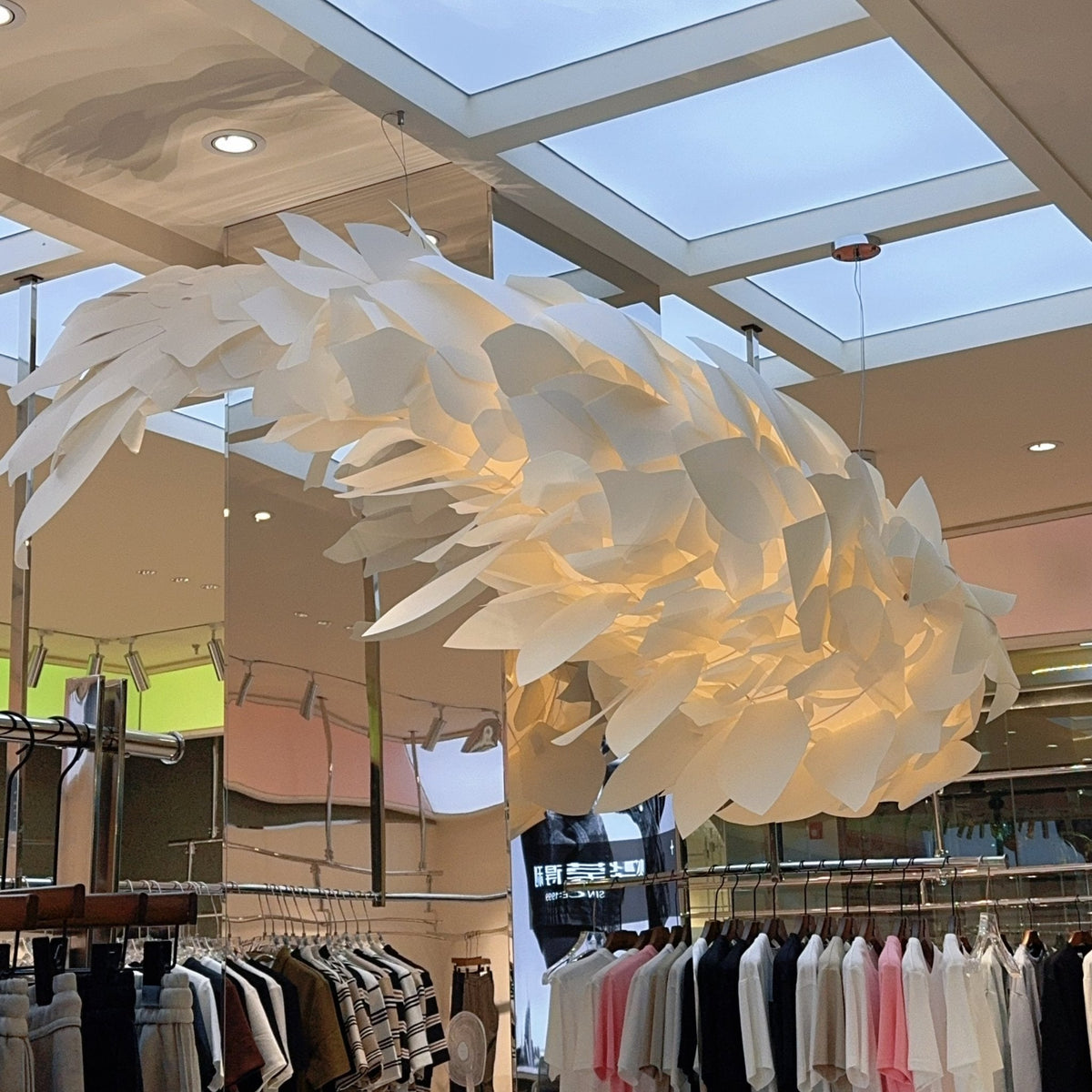 Koi Sculptural LED Chandelier for Dining Room and Living Room