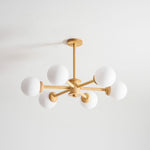 Kozan Wooden Chandelier – Sculptural Modern Pendant Light for Dining Room and Living Room