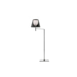 Chrome Prism Bending Floor Light