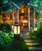 Kuzco Solar Bollard Light – Architectural Outdoor Post Lamp in Black