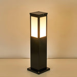Kuzco Solar Bollard Light – Architectural Outdoor Post Lamp in Black