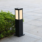 Kuzco Solar Bollard Light – Architectural Outdoor Post Lamp in Black