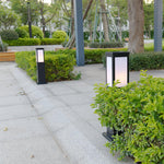 Kuzco Solar Bollard Light – Architectural Outdoor Post Lamp in Black