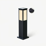Kuzco Solar Bollard Light – Architectural Outdoor Post Lamp in Black