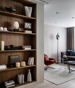 Kwic Modern LED Floor Lamp with Glass Diffuser for Living Room