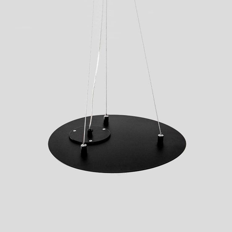 Kwic Modern LED Pendant Light in Glass and Iron for Living Spaces