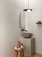 Kwic Modern LED Pendant Light in Glass and Iron for Living Spaces