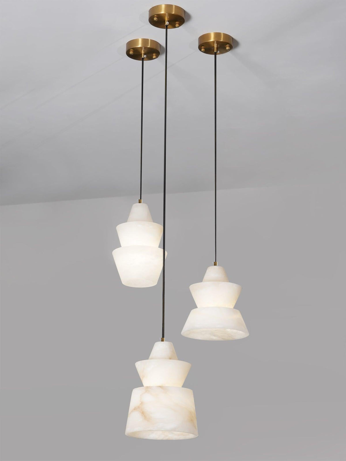 LAB S18 Alabaster Pendant Light – Modern Minimalist Ceiling Lamp