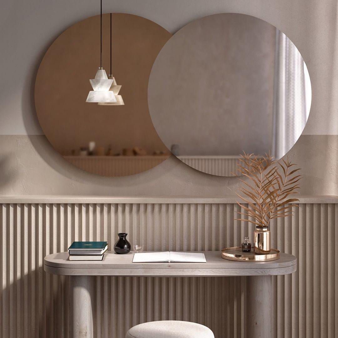 LAB S18 Alabaster Pendant Light – Modern Minimalist Ceiling Lamp