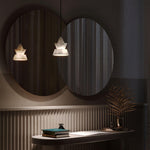 LAB S18 Alabaster Pendant Light – Modern Minimalist Ceiling Lamp