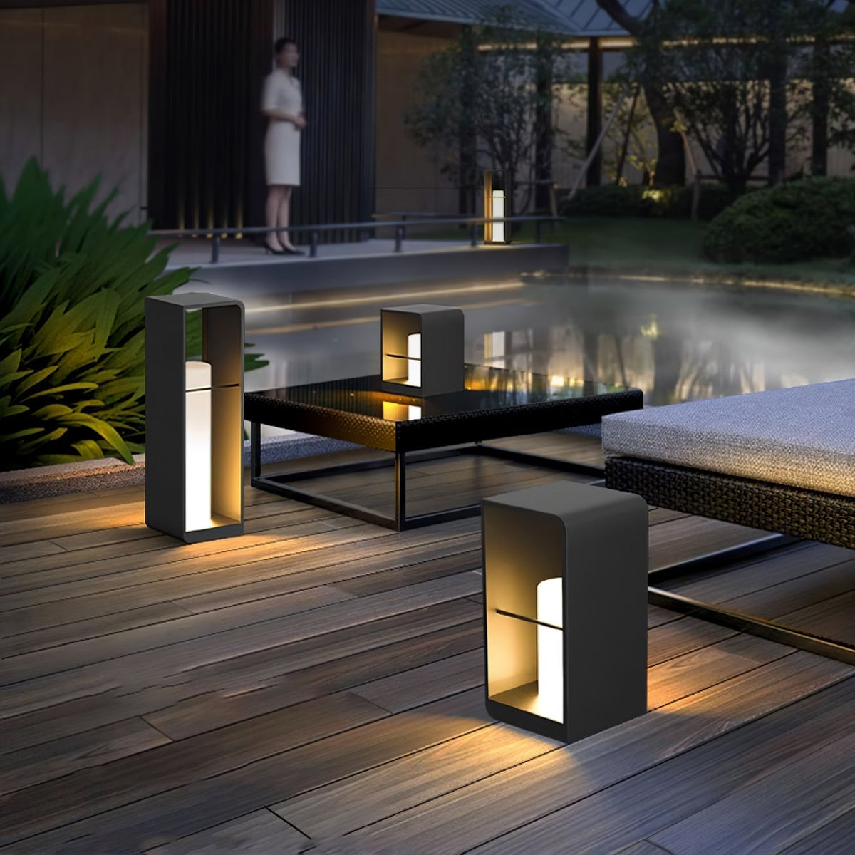 Led Lantern Garden Solar Outdoor Light