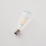 Edison LED Bulb E26/E27 – Vintage Glass Filament Lamp for Designer Fixtures