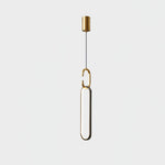 Led Oval Linear Pendant Light