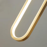 Led Oval Linear Pendant Light