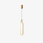 Led Oval Linear Pendant Light