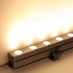 Aluminum Linear Led Outdoor Wall Washer Lights With Rotatable Bracket Architectural Lighting