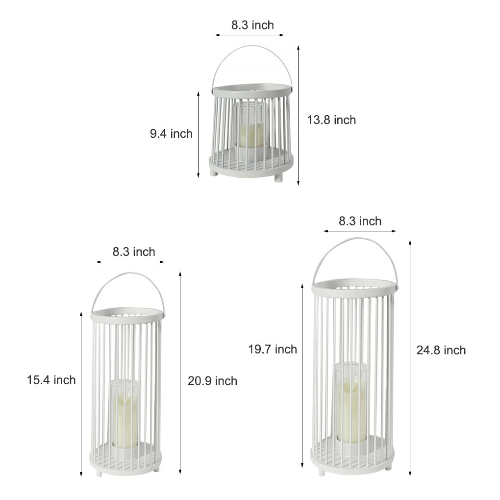 Outdoor Waterproof Garden Light Rechargeable Portable Cage Landscape Lighting With Us Plug