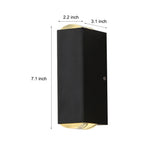 Outdoor Waterproof Double Head Spotlight Led Multipurpose Staircase Wall Sconces 1