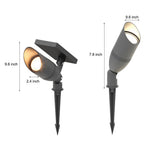 Outdoor Waterproof Solar Spot Light Landscape Lighting For Courtyard Garden Lawn