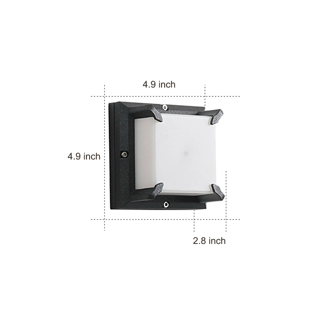 Modern Minimalist Outdoor Waterproof Led Wall Light For Patio Balcony Garden