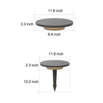 Outdoor Flat Grass Solar Light Led Landscape Ground Lights For Villa Gardenoutdoor Waterproof Grass Light Solar Led Ground Lights For Villa Garden