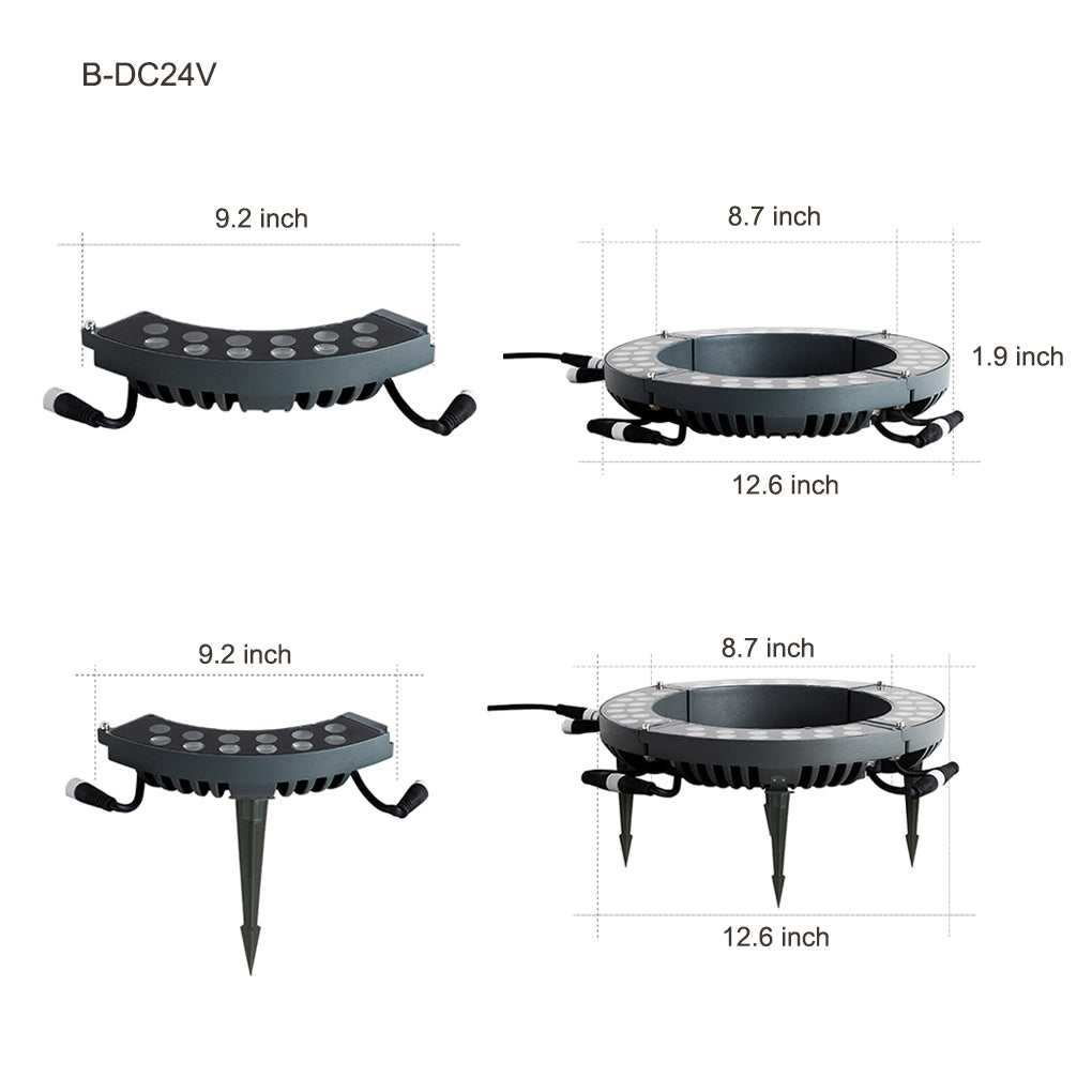 Modern Upwards Tree Spot Lights Led Outdoor Landscape Decorative Lighting For Tree