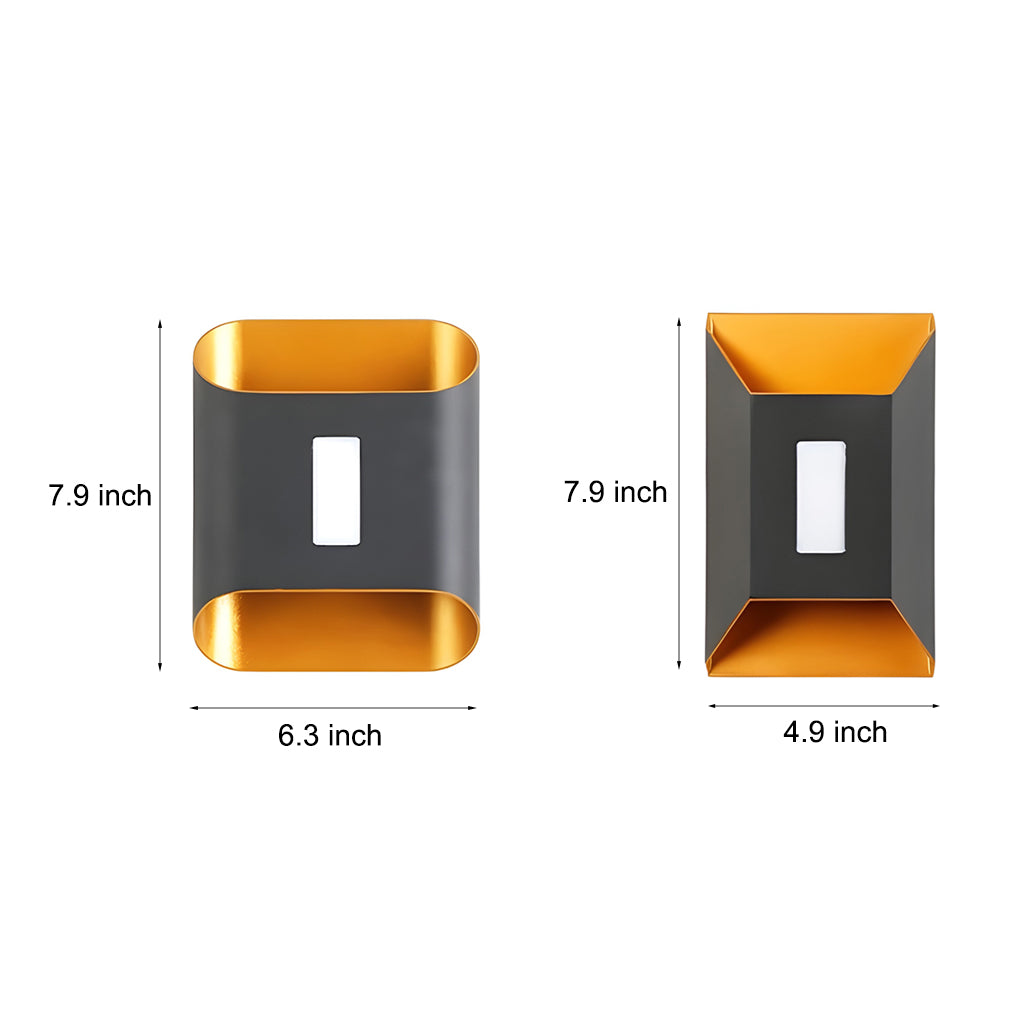 Waterproof Led Up And Down Lights Modern Wall Lamp