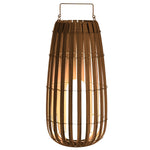 Rattan Portable Lantern Shaped Led Waterproof Solar Outdoor Lights